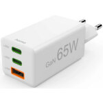 Hama chargeur rapide usb - c x2 / usb - a 65w blanc