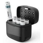 Hama pile rechargeable aa x8 + chargeur usb - c