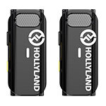 Hollyland lark c1 duo microphone lavalier noir pour mobile