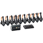 Hollyland solidcom c1 pro roaming hub + 10 casques