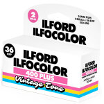 Ilford ilfocolor 400 plus vintage tone 135 400asa 36 poses (x2)