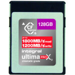 Integral carte cfexpress type b 2. 0 cinematic 128gb 1200 / 1800mb / s