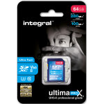 Integral carte sdxc ultima pro x3 64gb v60 (280 / 100mb / s) Integral carte sdxc ultima pro x3 64gb v60 (280 / 100mb / s)