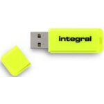 Integral clé usb 2. 0 neon 32gb jaune Integral clé usb 2. 0 neon 32gb jaune