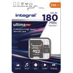 Integral micro sd 128gb classe 10 uhs - i v30 a2 r180 / w90 mb / s Integral micro sd 128gb classe 10 uhs - i v30 a2 r180 / w90 mb / s
