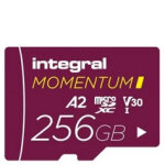 Integral momentum micro sd 256gb uhs - 1 u3 cl10 v30 (210 / 180 mb / s)