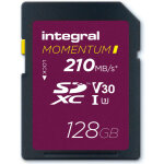 Integral momentum sdxc 128gb uhs - 1 u3 cl10 v30 (210 / 180 mb / s)