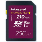 Integral momentum sdxc 256gb uhs - 1 u3 cl10 v30 (210 / 180 mb / s)