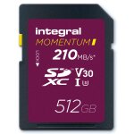 Integral momentum sdxc 512gb uhs - 1 u3 cl10 v30 (210 / 180 mb / s)