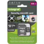 Integral security micro sd 128gb uhs - 1 v30 r100 / w60 mb / s