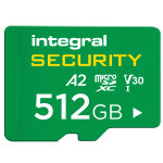 Integral security micro sd 512gb uhs - 1 v30 r100 / w50 mb / s