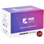Kentmere pan 400asa 135 36 poses - lot de 10
