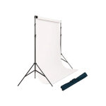 Kit support de fond avec fond colorama 2. 72 x 11m blanc