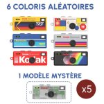 Kodak appareil photo miniature charmera couleur myst�re - lot de 5