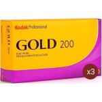 Kodak gold 120 200 asa x5 - lot de 3