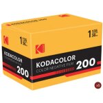 Kodak kodacolor 200 135 36 poses - lot de 5