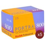 Kodak portra 800asa 135 36poses - lot de 5