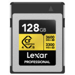Lexar carte cf express pro type b gold 4. 0 128gb
