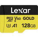 Lexar carte micro sdxc gold series uhs - ii 128gb v60