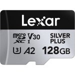 Lexar carte micro sdxc silver plus uhs - 1 128gb x2
