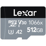 Lexar carte micro sdxc silver plus uhs - 1 512gb v30