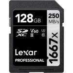 Lexar carte sdxc 128gb professional uhs - ii (1667x)
