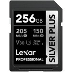 Lexar carte sdxc silver plus 256gb uhs - 1 (205 / 150mb / s)