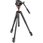Manfrotto kit rotule vid�o fluide 500 avec base plate et tr�pied
