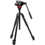 Manfrotto mvk502055xpro3v kit trpied vido 055 alu + mvh502ah