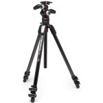Manfrotto trpied 055 en carbone  3 sections + rotule 3d + move
