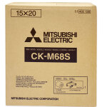 Mitsubishi papier ck m68s 5x15 / 10x15 / 15x20cm (750 / 375 vues)
