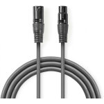 Nedis câble audio xlr 3 pin mâle / 3 pin femelle 0. 50m Nedis câble audio xlr 3 pin mâle / 3 pin femelle 0. 50m