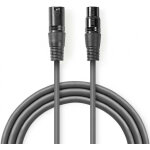 Nedis câble audio xlr 3 pin mâle / 3 pin femelle 5m Nedis câble audio xlr 3 pin mâle / 3 pin femelle 5m