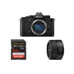 Nikon hybride z f + carte sandisk 64gb + z 28mm f / 2. 8 + poigne grip
