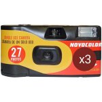 Novocolor jetable flash 400 asa 27 poses - lot de 3 Novocolor jetable flash 400 asa 27 poses - lot de 3