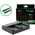 Patona 121695 chargeur double pour fuji np - w235