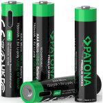 Patona 1409 piles aaa lithium 750mwh 1. 5v rechargeables usb - c