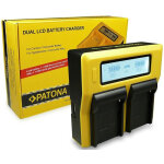 Patona 1809 chargeur dual lcd pour f550 / f750 / f960