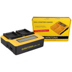 Patona chargeur double lcd usb pour panasonic dmw - blc12