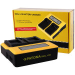 Patona chargeur double lcd usb pour panasonic dmw - blf19