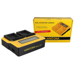 Patona chargeur double lcd usb pour sony np - fw50