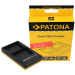 Patona chargeur double usb pour nikon en - el15