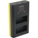 Patona double chargeur lcd usb pour fuji np - w126