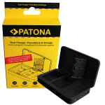 Patona double chargeur sony np - fz100 (powerbank + cartes sd)