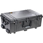 Peli valise peli case 1650 noire + mousse + roulettes