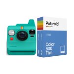 Polaroid appareil instantan� now gen 3 teal + double pack couleur 600