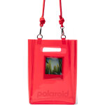 Polaroid sac seau tpu transparent rouge Polaroid sac seau tpu transparent rouge