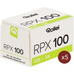 Rollei 135 rpx 100 asa 36 poses - lot de 5