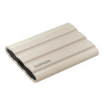 Samsung disque dur ssd t7 shield 1tb beige