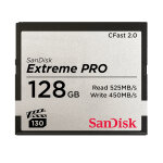 Sandisk carte mmoire cfast 2. 0  extreme pro  128gb vpg 130